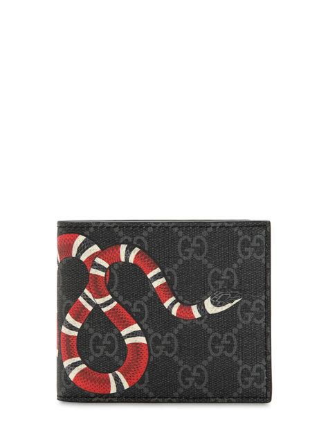 gucci snake print slip ons|gucci snakeskin wallet.